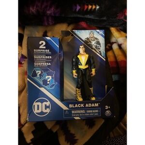 DC Spin Master Black Adam 4" Figure with 2 Surprise Accessories NEW Collectible